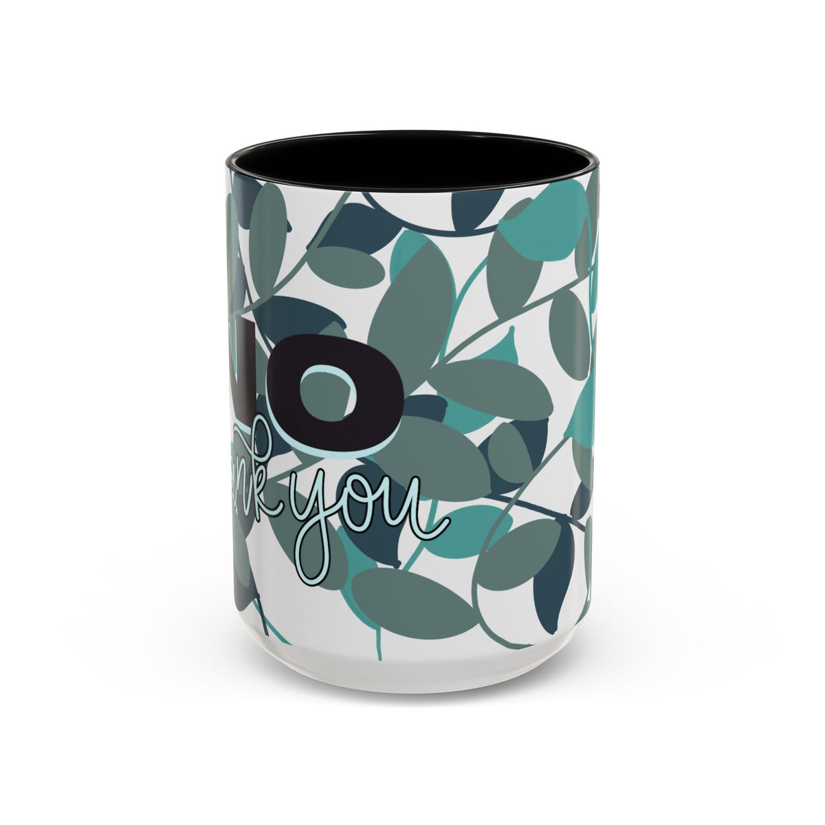 No Thank You Mug (Green Leaf)