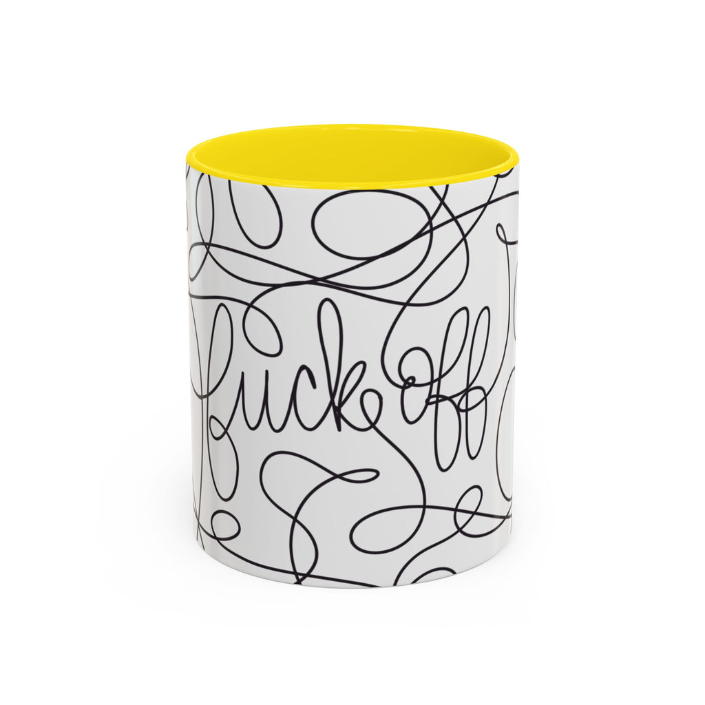 Fuck Off Mug (Cursive)