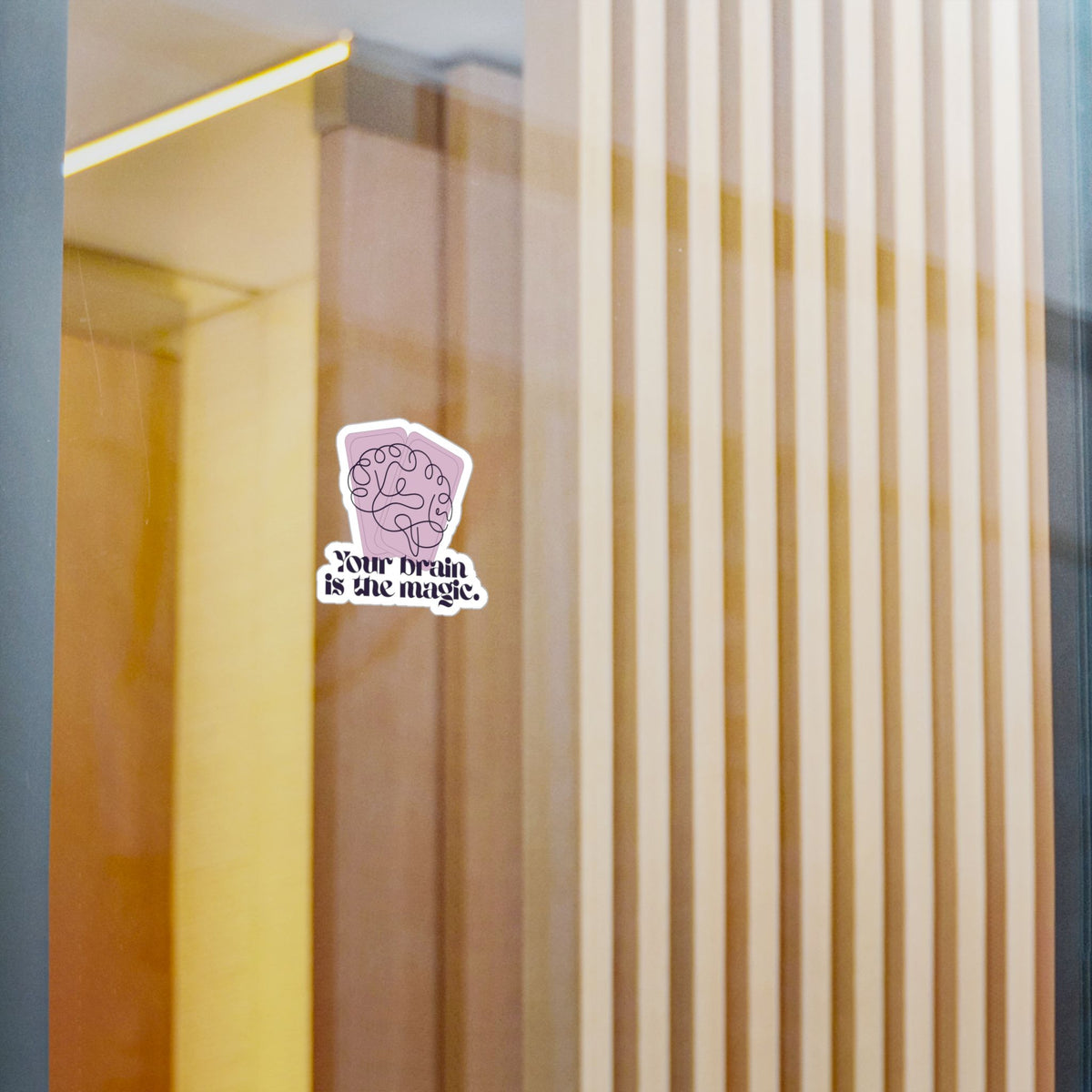 Your Brain Is the Magic Tarot Sticker
